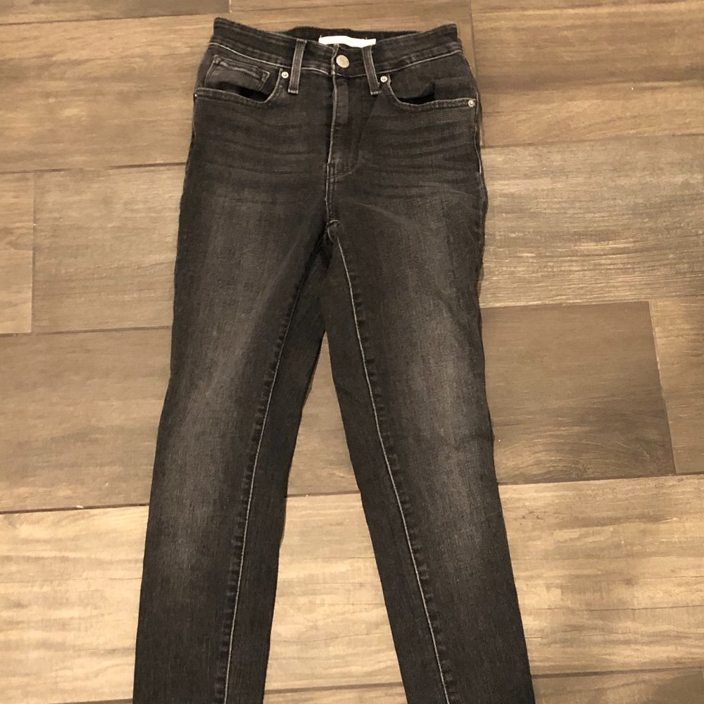 Levi's high rise skinny jeans - black